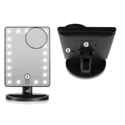 RIO BEAUTY LED TOUCH 21 DIMMABLE MAKEUP MIRROR 