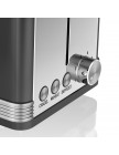2 Slice Retro BLACK Toaster 