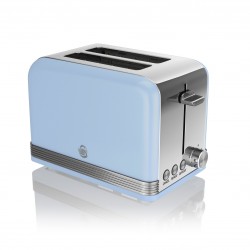 2 Slice Retro BLUE Toaster 