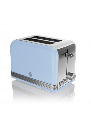2 Slice Retro BLUE Toaster 