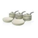 Retro 5 Piece Pan Set GREY 
